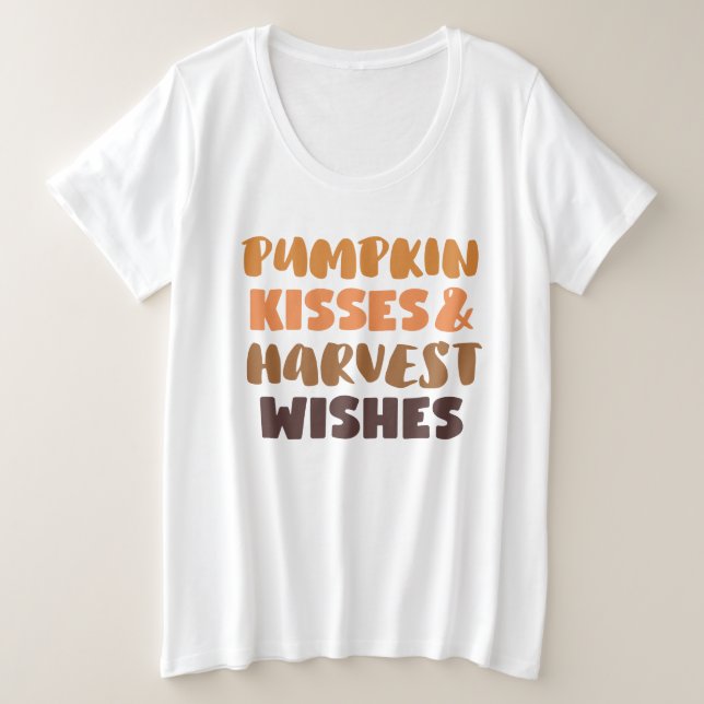 Fall Womens Plus Size Tshirt (Design Front)