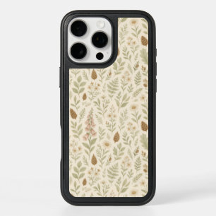 Fall Woodland Pattern   Autumn Wildflowers iPhone 16 Pro Max Case