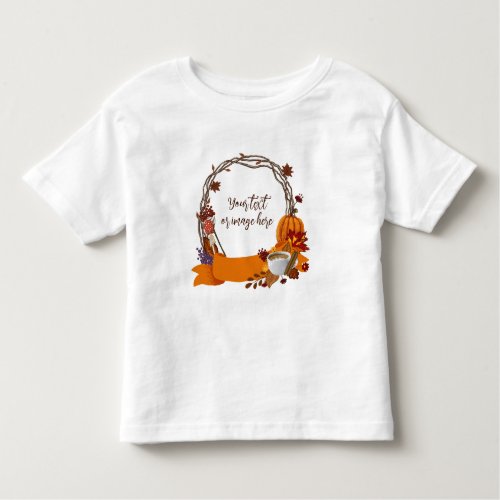 Fall Wreath Digital Painting  Hoodie Toddler T_shirt