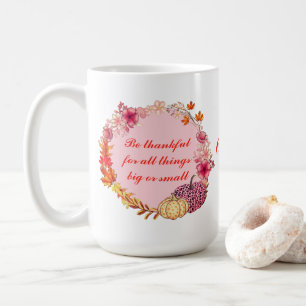 Fall Wreath Quote Coffee Mug