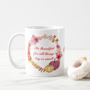 Fall Wreath Quote Mug