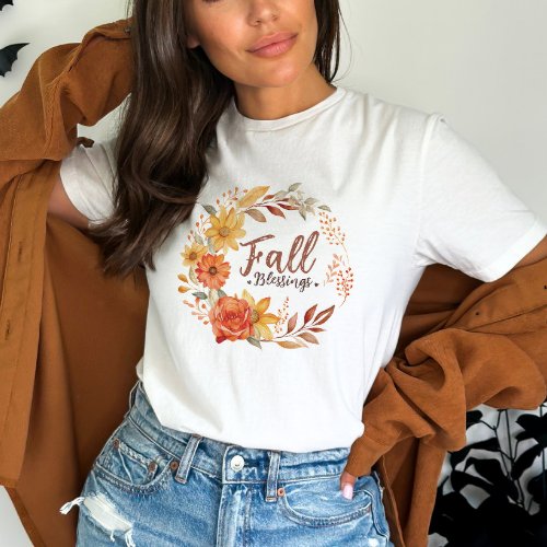 Fall Wreath Quote T_Shirt