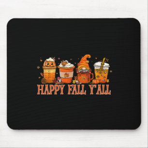 Fall Y'all Gnome Halloween Mouse Pad