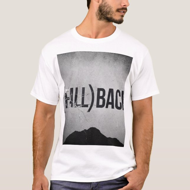 Fallback Typography Grunge | Dark Aesthetic Mounta T-Shirt (Front)
