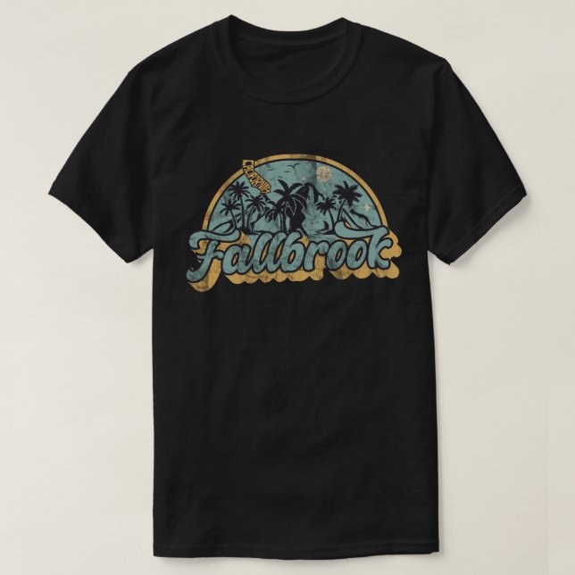 Fallbrook, California T-Shirt (Design Front)