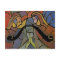 Fallen Abstract Art Postcard