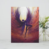 Fallen angel - contemporary painting (Standing Front)