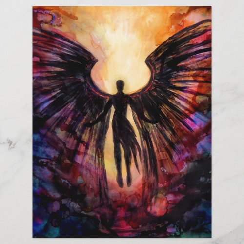 Fallen angel _ contemporary painting