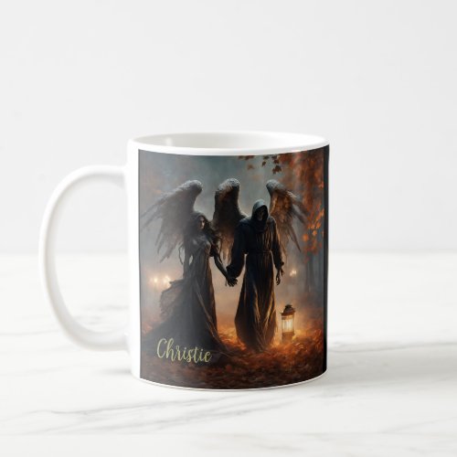 Fallen Angel Couple Coffee Mug