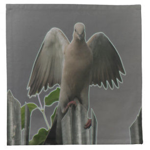 Fallen Angel Dove Napkin