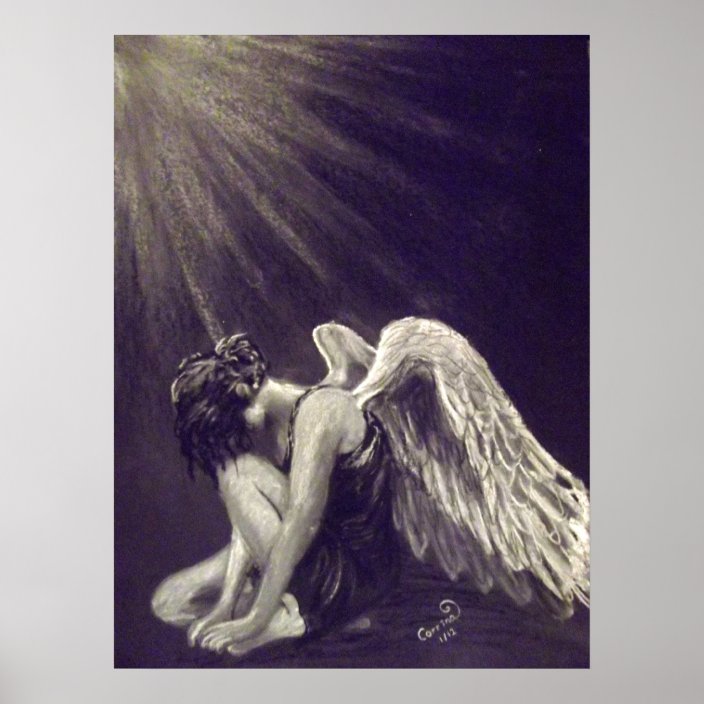 Fallen Angel - Draft 2 Poster | Zazzle.com