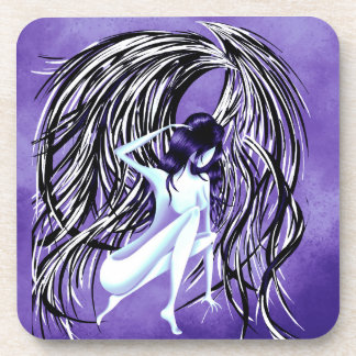 Fallen Angel Plastic Coaster