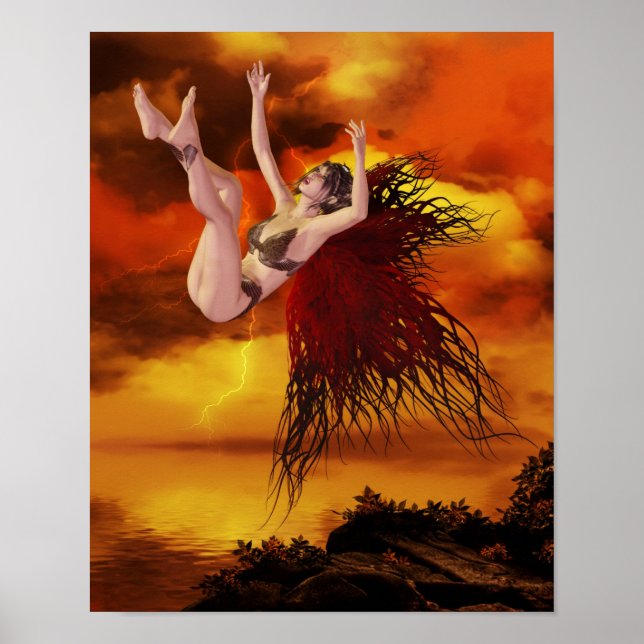 fallen angel poster (Front)