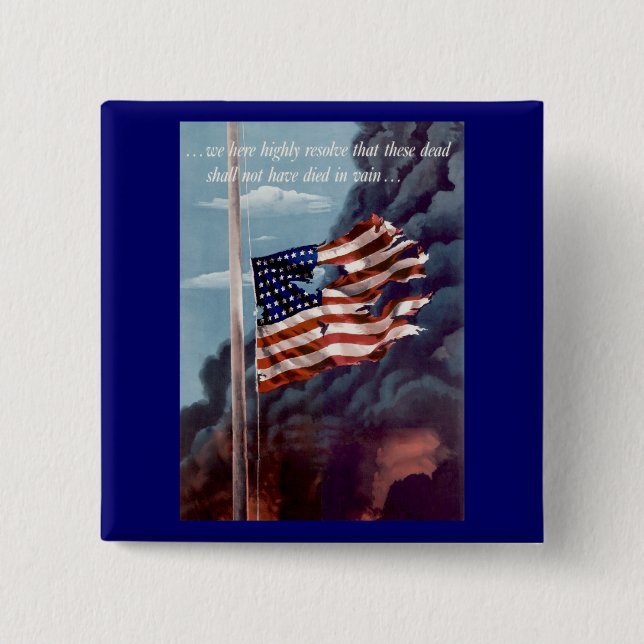 Fallen but Not Forgotten Button (Front)