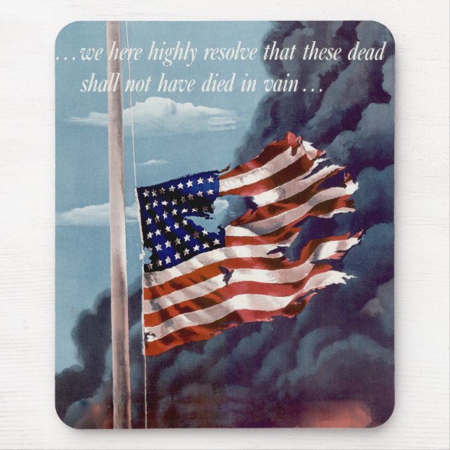 Fallen But Not Forgotten Mouse Pad (Front)