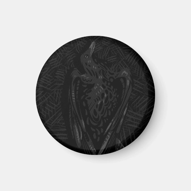 Fallen Crow Magnet (Front)