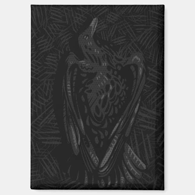 Fallen Crow Magnet (Front)