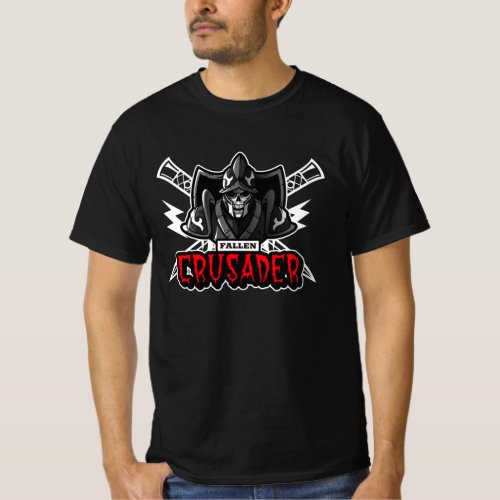 Fallen Crusader Skeleton Warrior T_Shirt