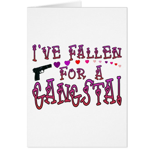 Fallen For Gangsta Cards (Front)
