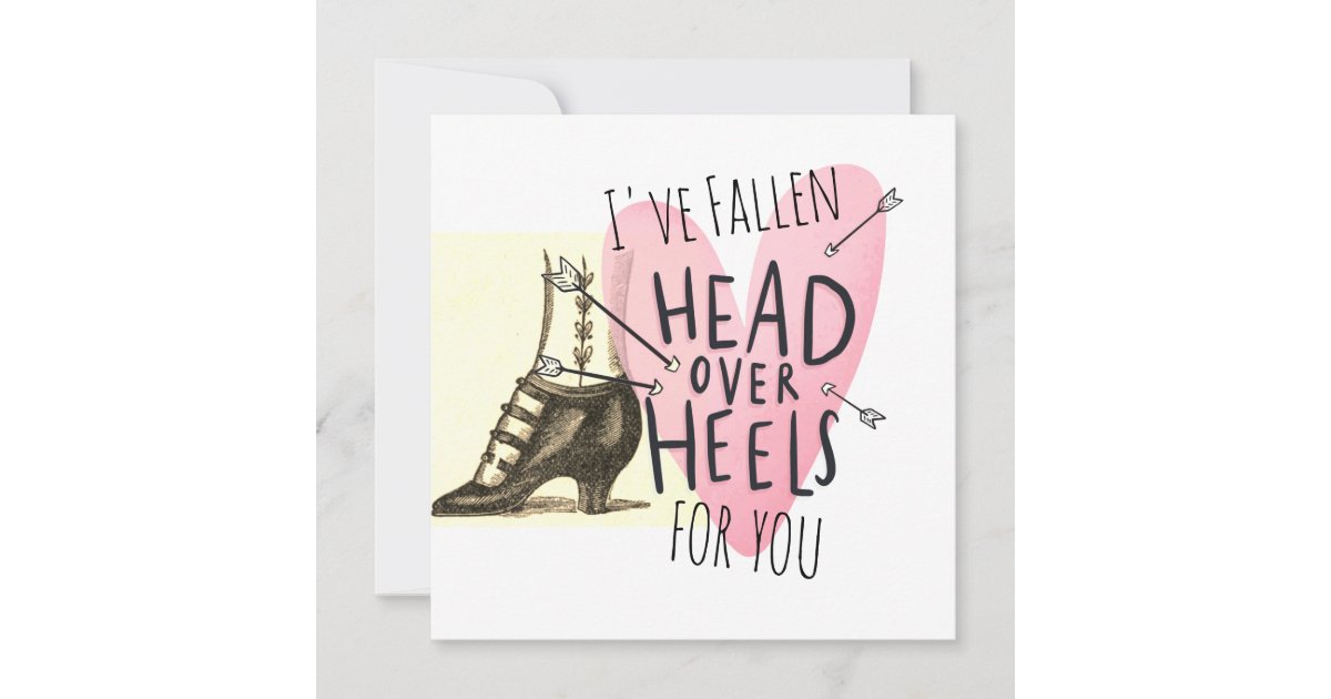 Fallen Head Over Heels For You Holiday Card