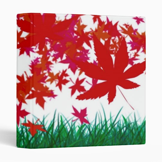 Fallen in Autumn 3 Ring Binder