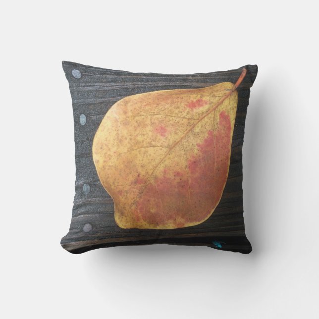 Fallen Leaf Throw Pillow (Front)