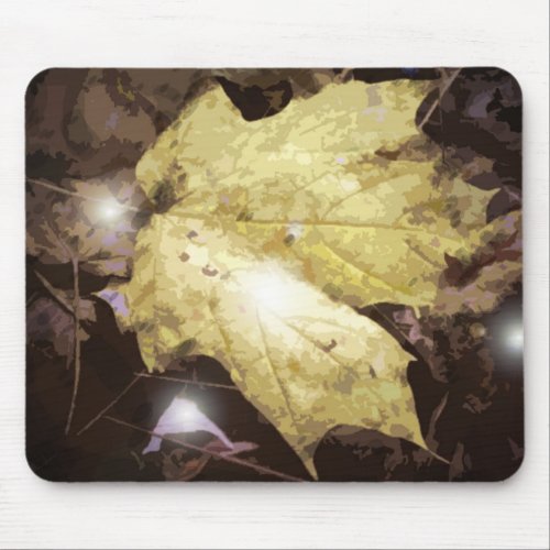 Fallen Leave Mouse Pad