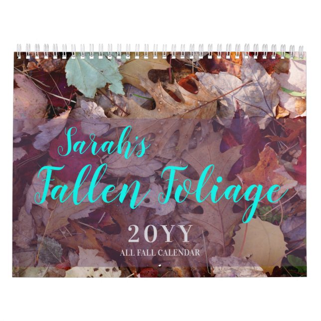 Fallen Leaves Autumn Calendar (Cover)