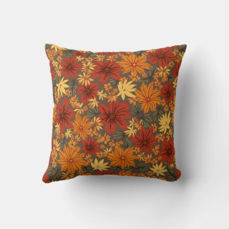 Fallen leaves filled with autumn scent throw pillow