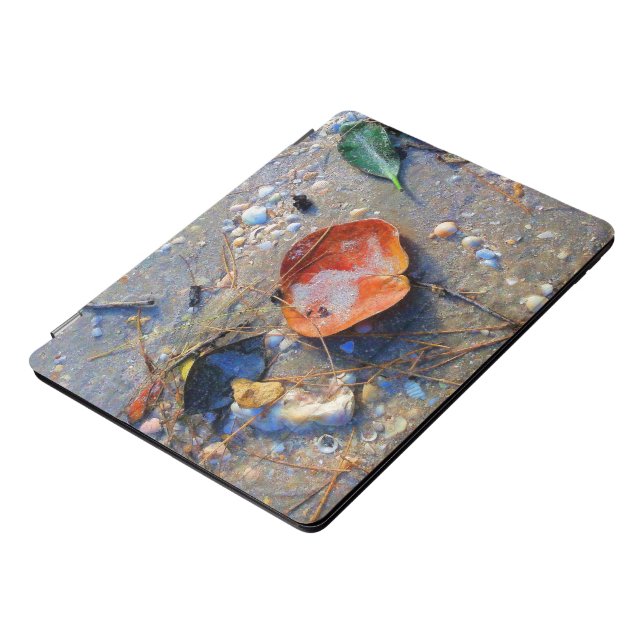 Fallen Leaves on Sand iPad Pro Cover (Side)