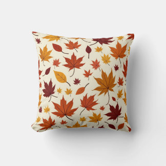 Fallen leaves pattern pillow cushion 2