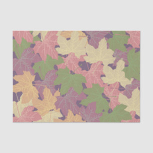 FALLEN MAPLE LEAVES HAPPY AUTUMN TISSUE PAPER