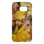 Fallen Maple Leaves Yellow Autumn Nature Samsung Galaxy S7 Case