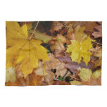 Fallen Maple Leaves Yellow Autumn Nature Kitchen Towel