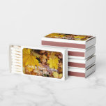 Fallen Maple Leaves Yellow Autumn Nature Matchboxes