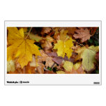 Fallen Maple Leaves Yellow Autumn Nature Wall Decal