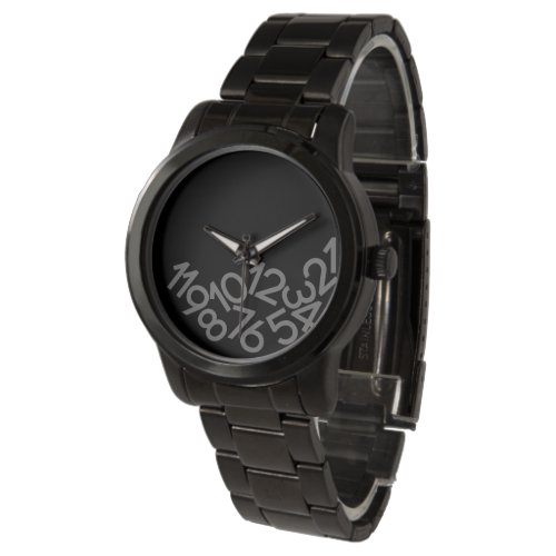 Fallen Numbers Funny Gravity Cool Black Watch