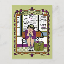 Fallen Off The Wagon_A_ Postcard