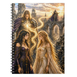 Fallen Paladin Between Devotion and Desire Notebook