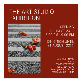 Art Exhibition Invitations & Announcements | Zazzle