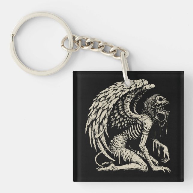 Fallen Seraph Keychain (Front)