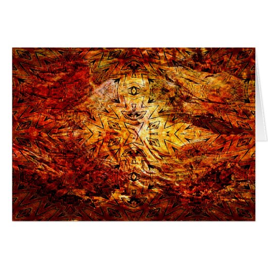 Fallen tree and fossil collage - Card (Front Horizontal)