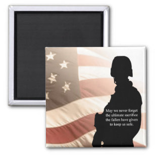 Fallen Veterans Day Magnet
