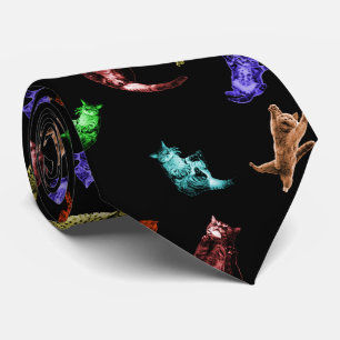 Fallin & Jumping Kitties Tie