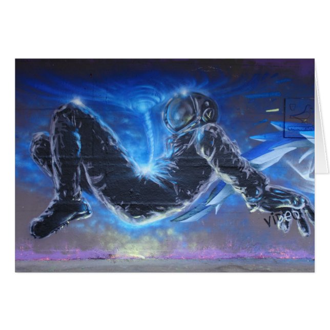 Falling Astronaut Cards (Front Horizontal)
