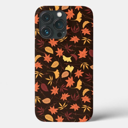 Falling Autumn Leaves _ Beautiful Season iPhone 13 Pro Case