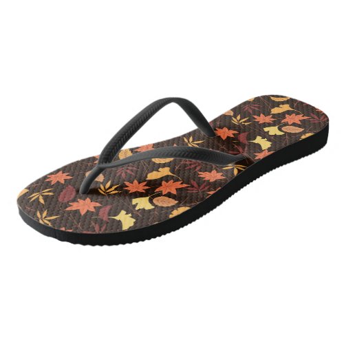 Falling Autumn Leaves _ Flip Flops