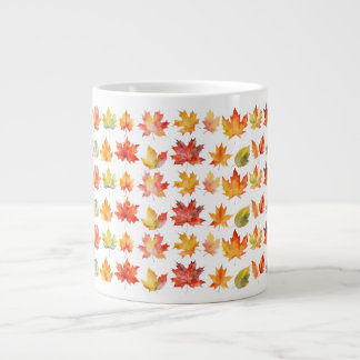 Falling Autumn Leaves Giant Coffee Mug