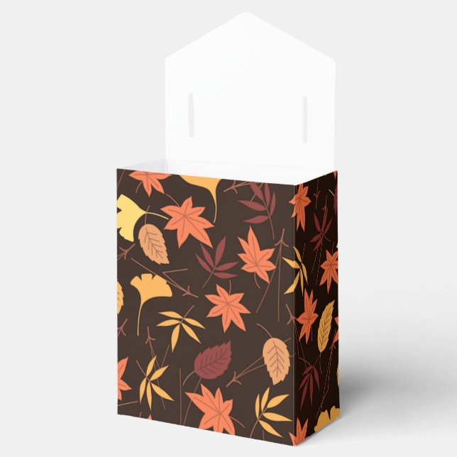 Falling Autumn Leaves Gift Box (Opened)