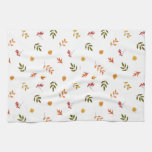 Falling Autumn Leaves Kitchen Towel